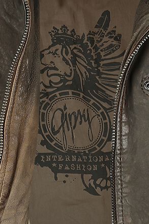 Arne Slim Fit Lamov | Gipsy Veste en cuir