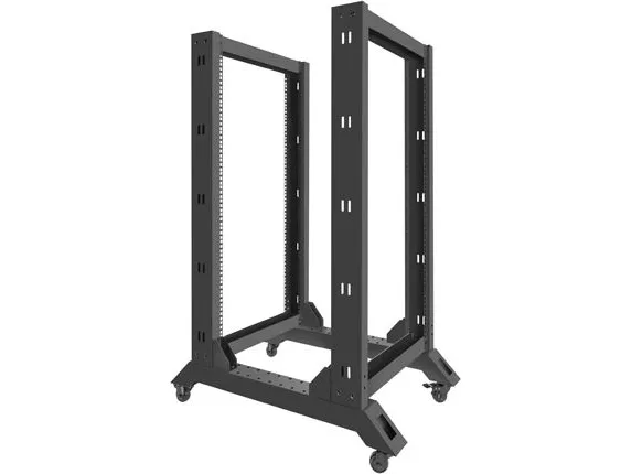 Lanberg - Rack åben ramme - sort - 22U - 19