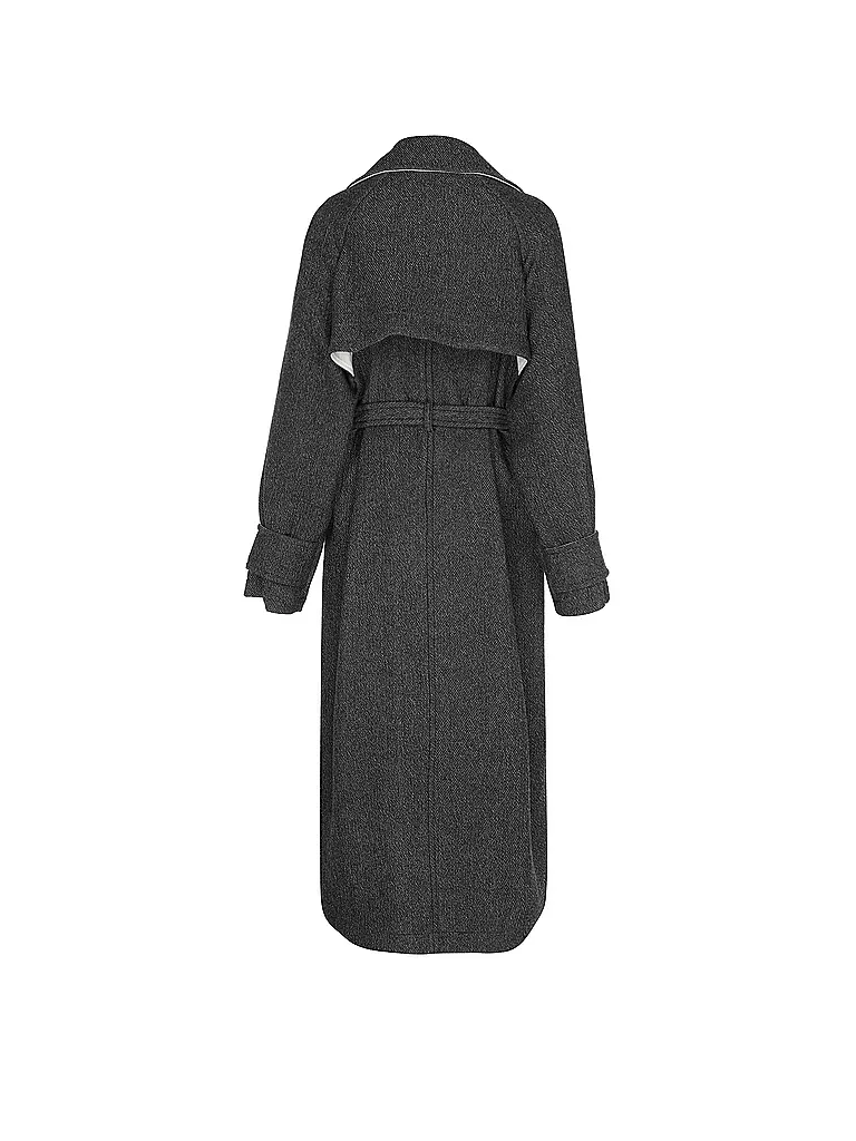 TELA Wollmantel PROVA schwarz
