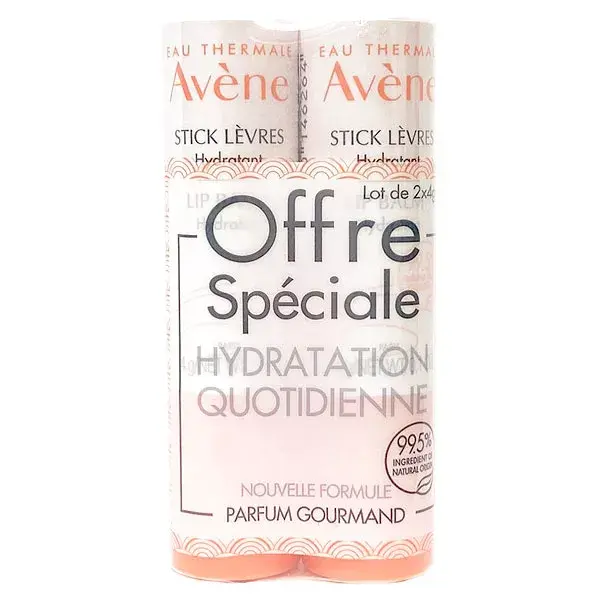 Avène Essentials Protetor Labial Sensível, Kit com 2 unidades de 4g
