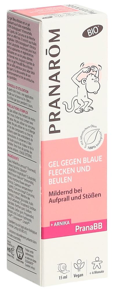 Pranarom PranaBB Gel Prellungen Beulen Gel Bio Eco Tb 15 ml