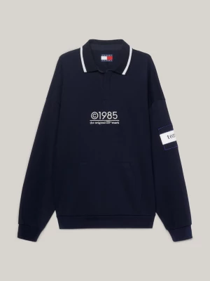 Coleção 1985 Camisa de Rugby Oversized Unissex