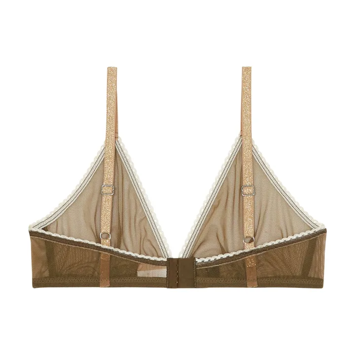 Momoni Soutien-gorge Amaca Tulle | Vert olive