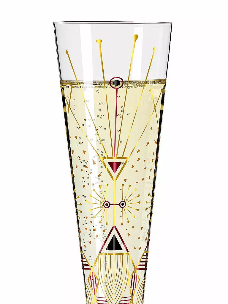 RITZENHOFF Champagnerglas Goldnacht 2022 #25 Werner Bohr gold