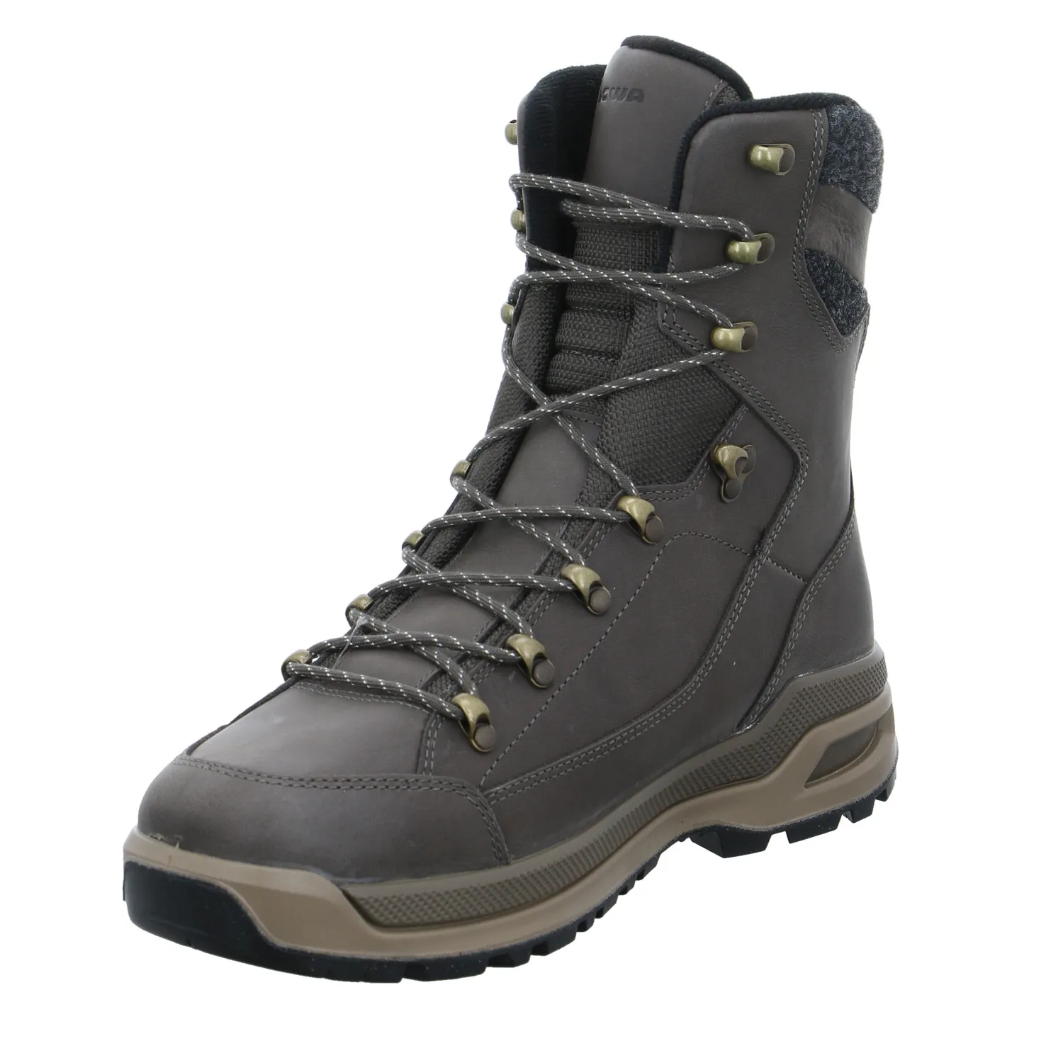 LOWA Snowboots Braun Leder