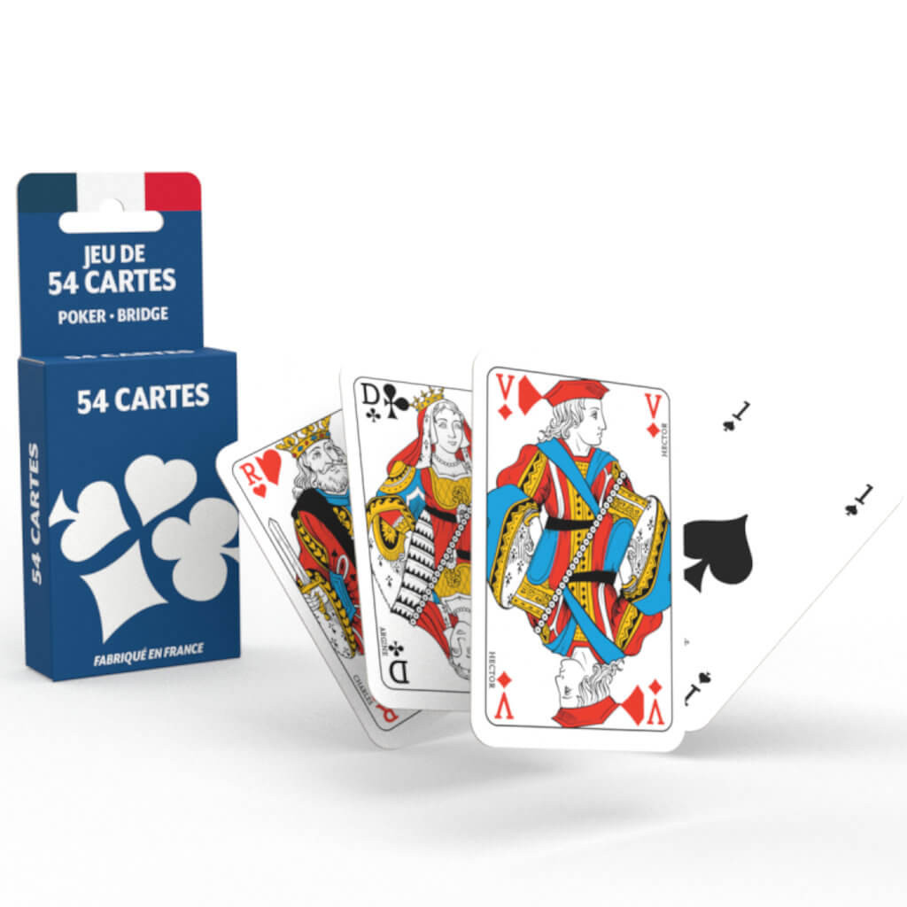 Jeu de 54 Cartes - Poker/Bridge Basic - Ducale