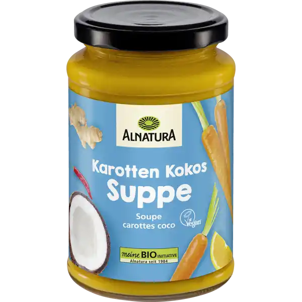 Bio Karotten-Kokos-Suppe