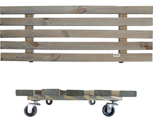 Wagner plantenwagen 79 x 29 x 8,5 cm, hout, grijs