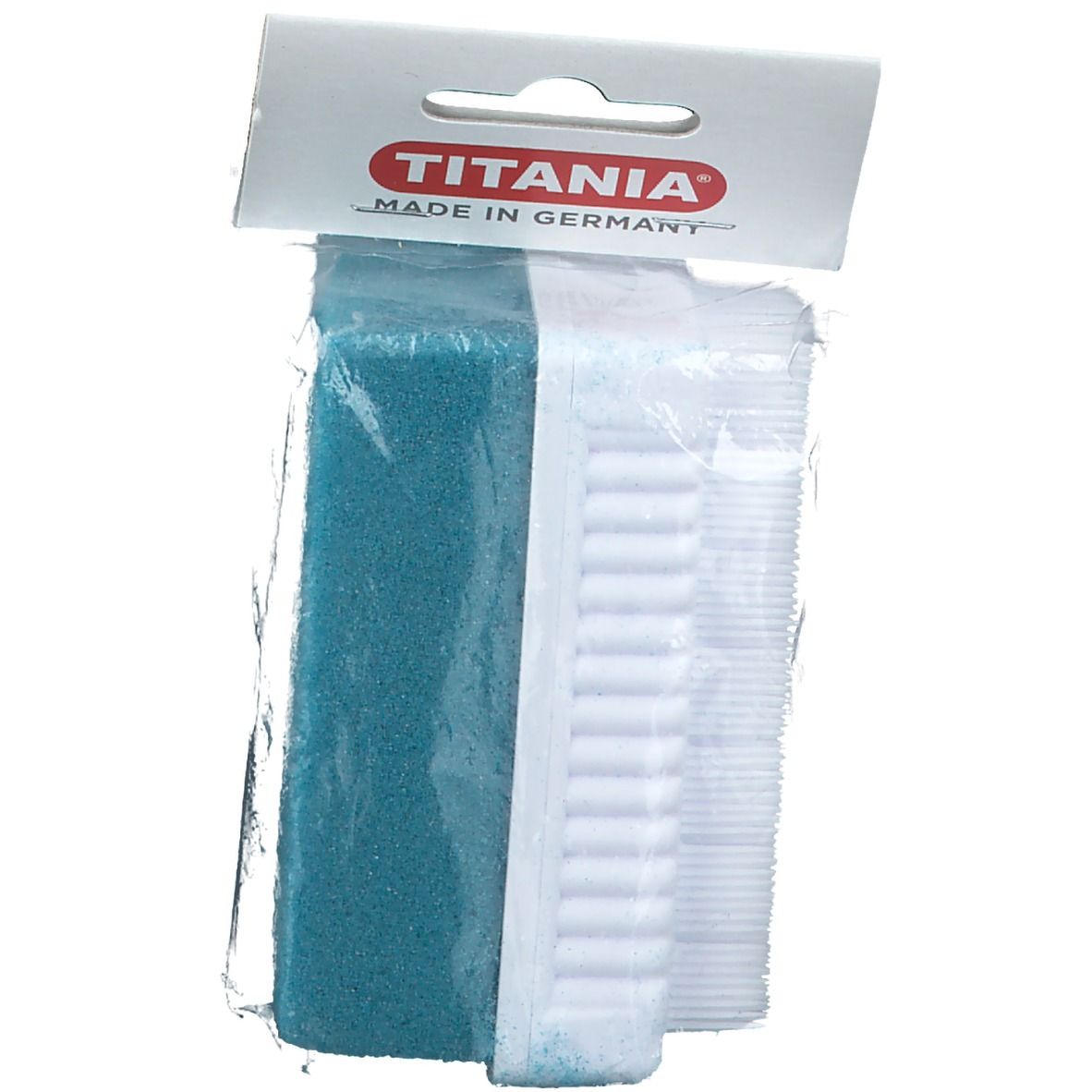 TITANIA® Nagelbürste + Bimsstein