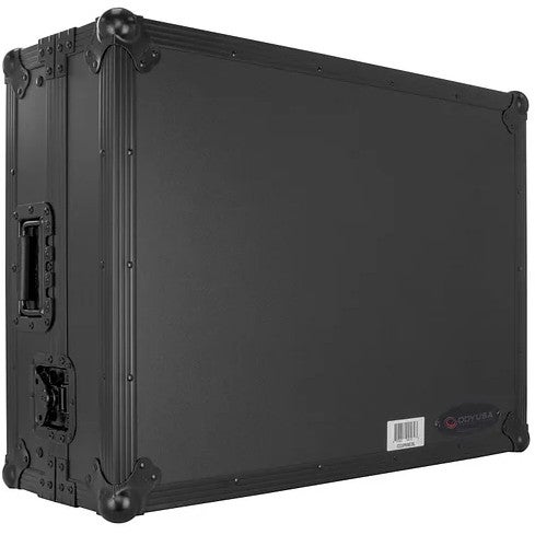 Odyssey FZGSPRIME2BL flightcase voor Denon Prime 2 met laptopplateau Black Label