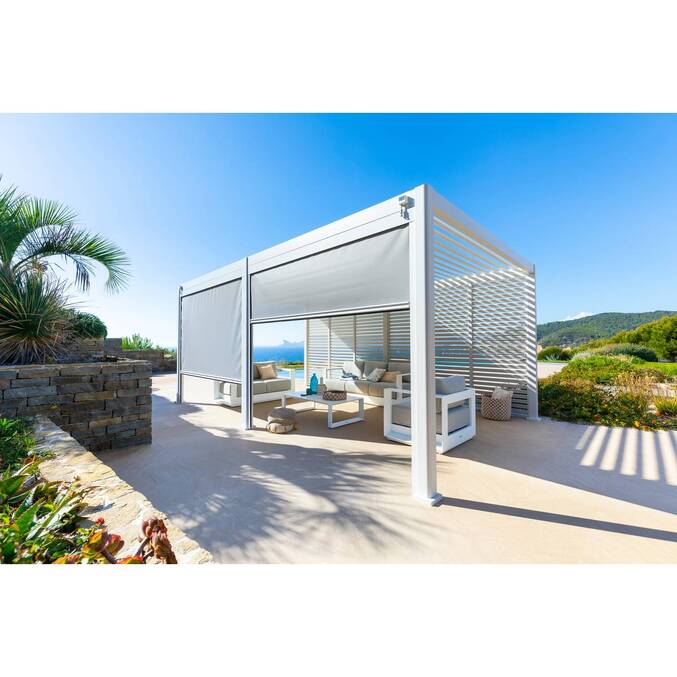 Store EVORA Gris clair & Blanc
