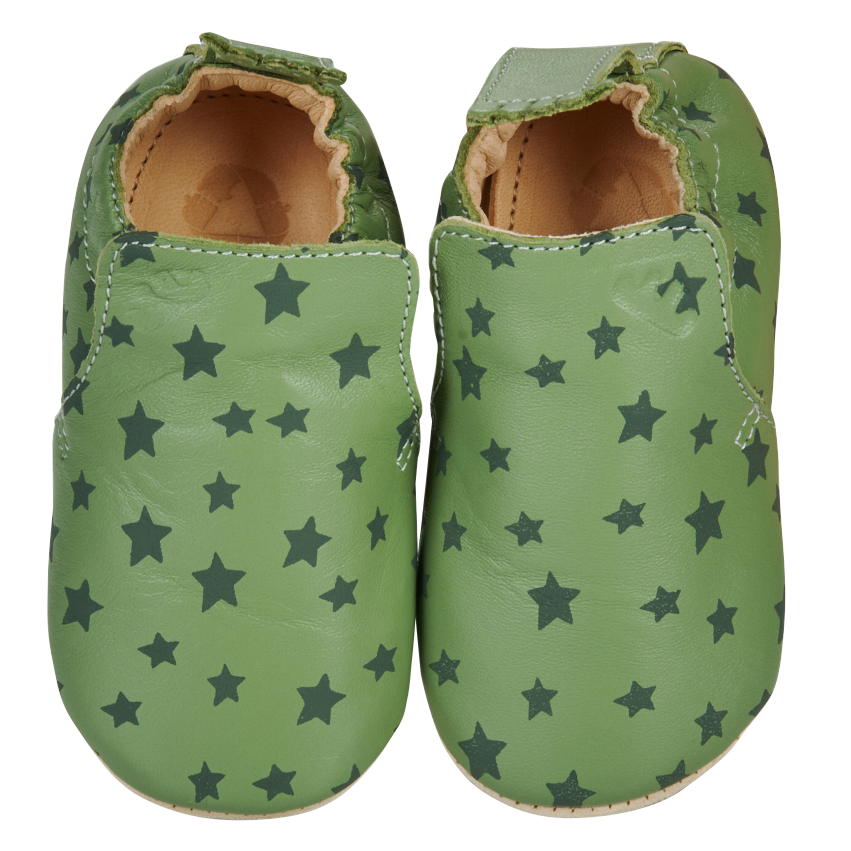 MY BLUBLU - Chaussons en cuir | Kaki