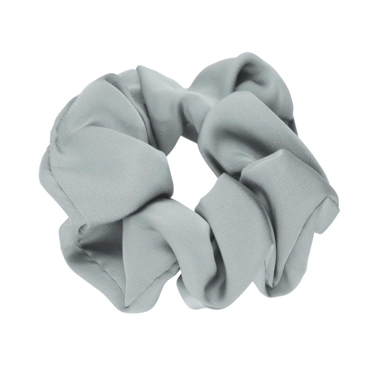 Grijze scrunchie