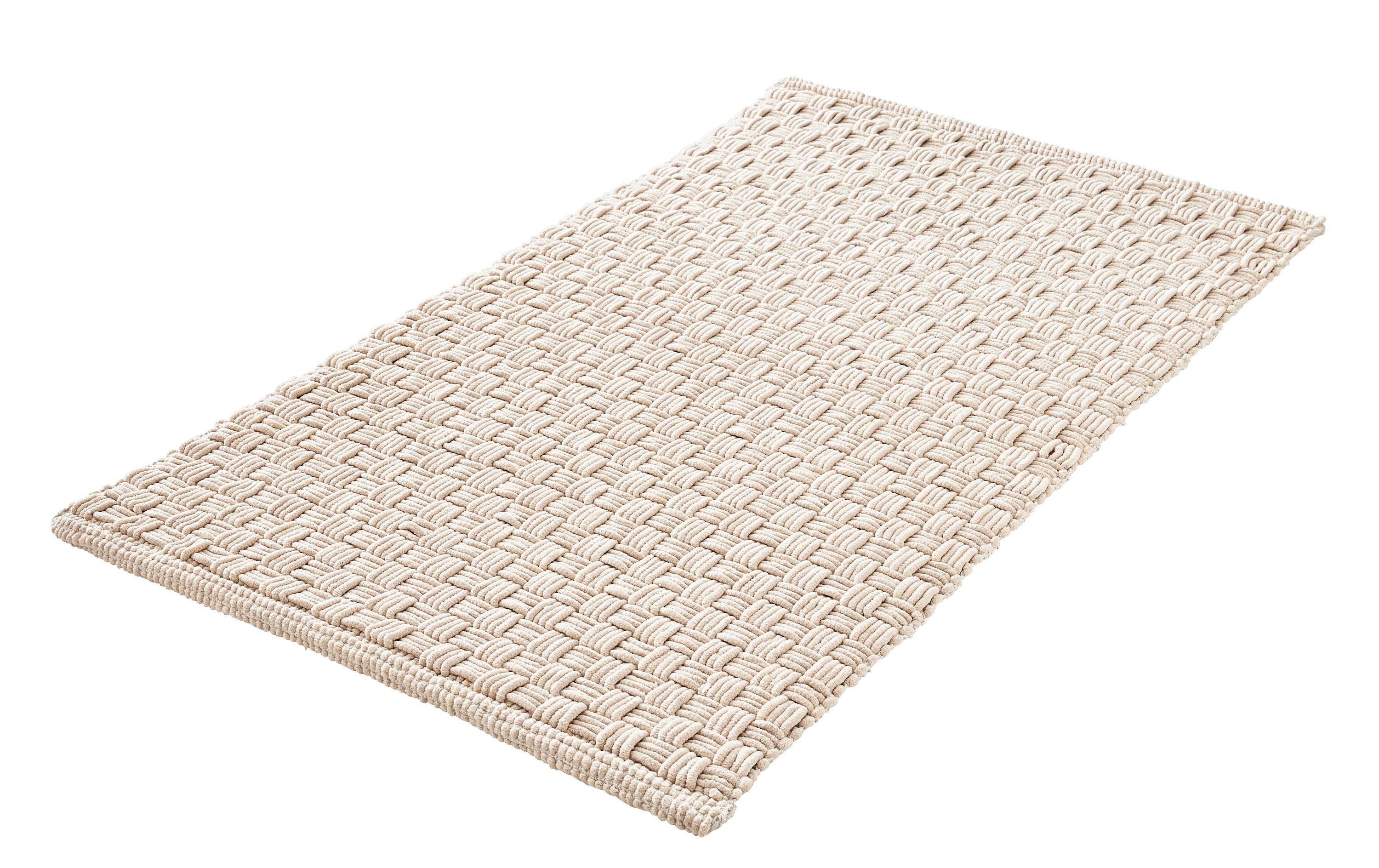 Badteppich Matino 60 x 100 cm, BeigeBadematte