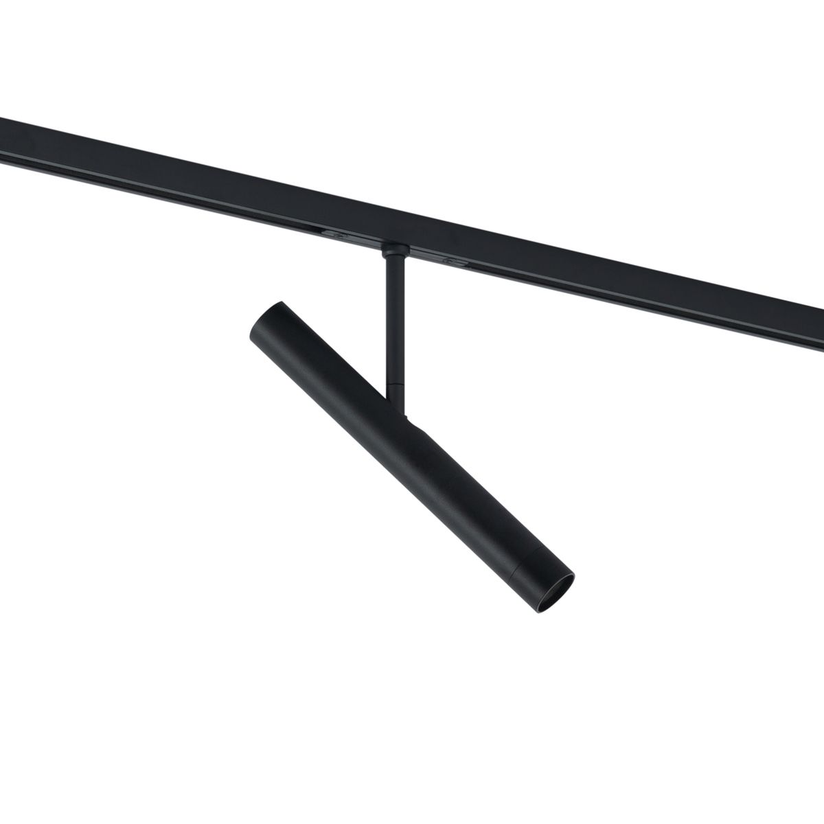 Moderne spot zwart voor railsysteem 1-fase - Slimline Avery