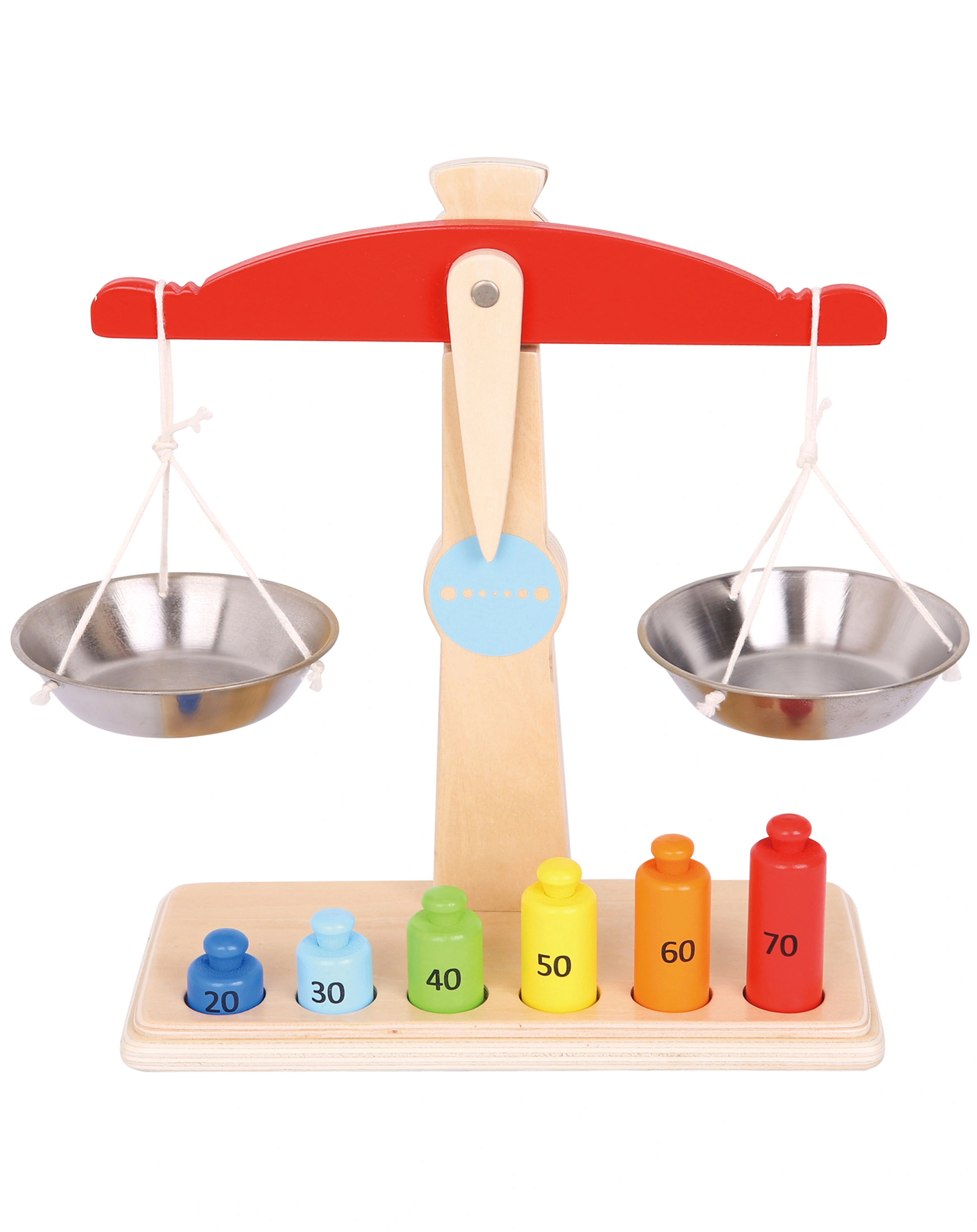 Holz-Waage SCALE in bunt