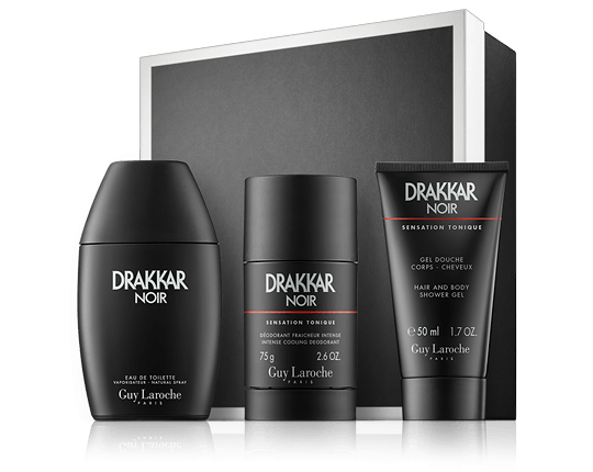 Guy Laroche Drakkar Noir Set mit Deodorant Stick 50ml-75g-50ml