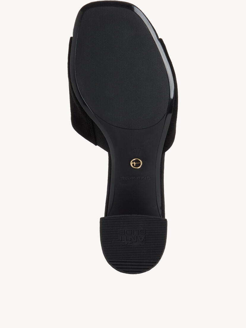 Leren Slipper - zwart