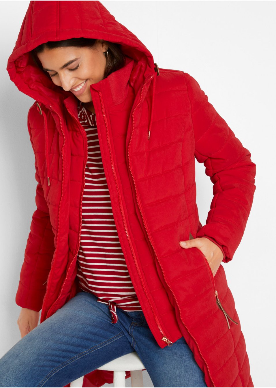 Manteau matelassé style 2 en 1