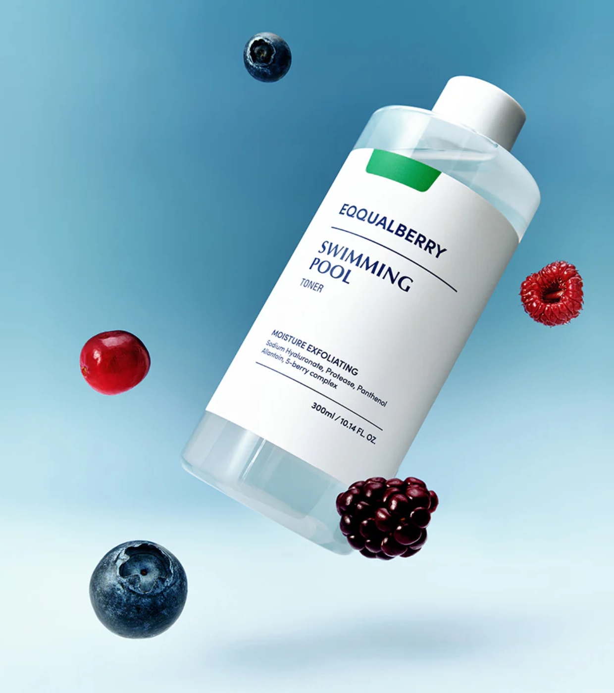 Eqqualberry - *Swimming Pool* - Tônico facial suave, hidratante e esfoliante