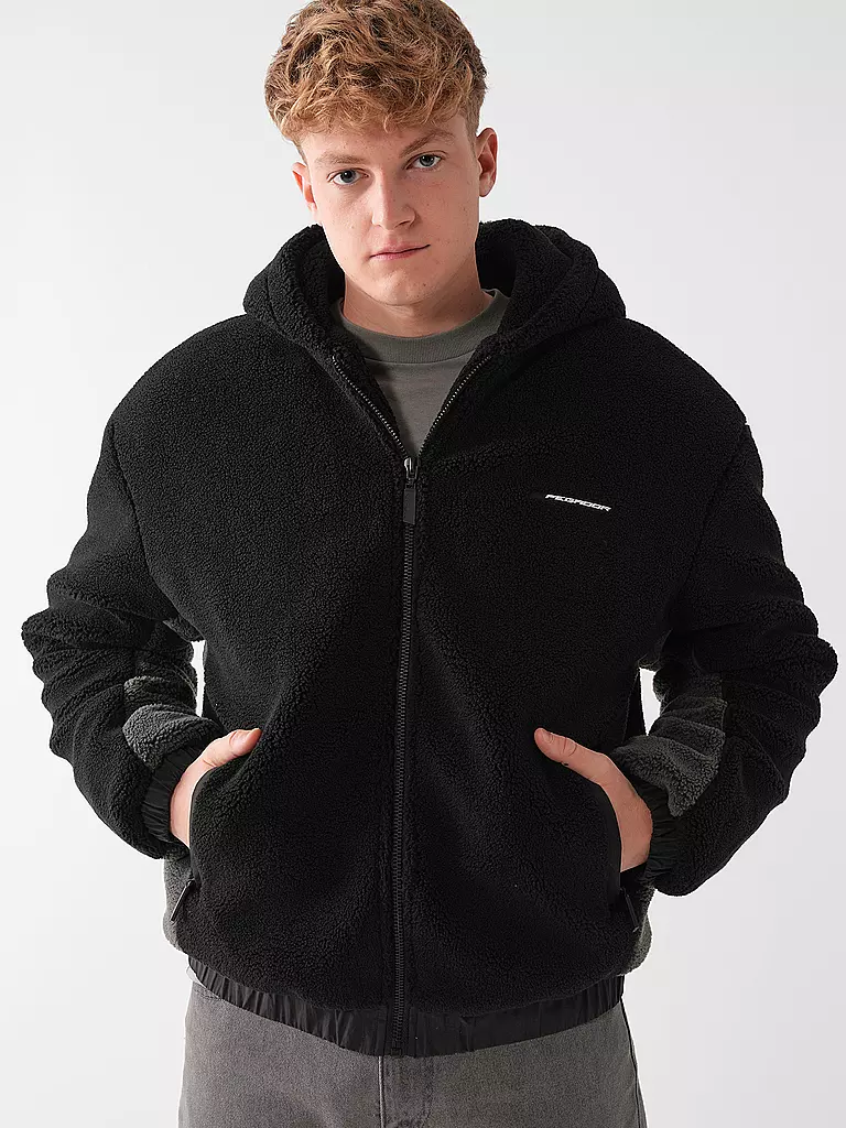 PEGADOR Fleecejacke ABSECON schwarz