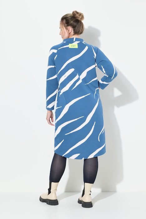 Kleid, Langarm, Rundhals, OEKO-TEX