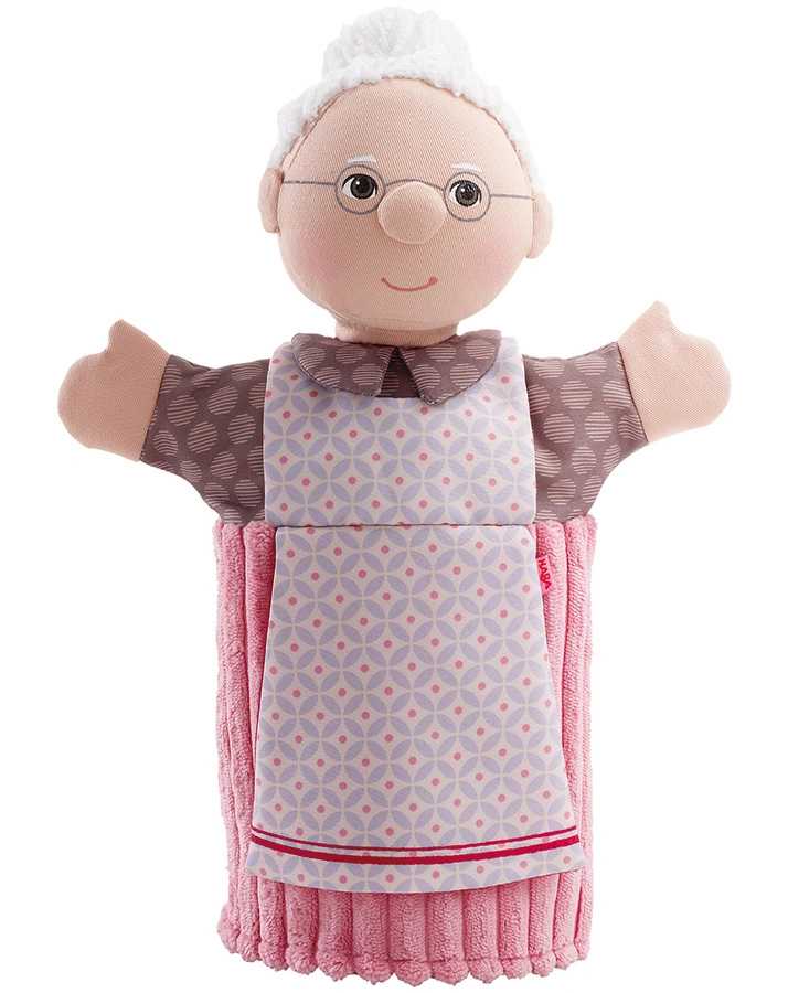 Handpuppe OMA in bunt