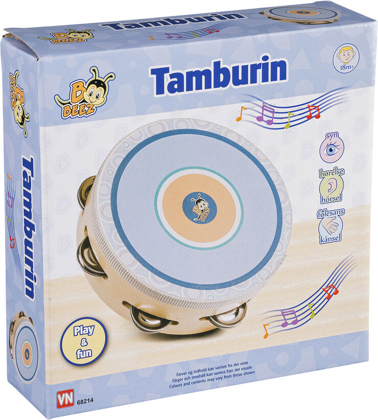 B Beez B BEEZ TRÆ/PLAST TAMBURIN Multi
