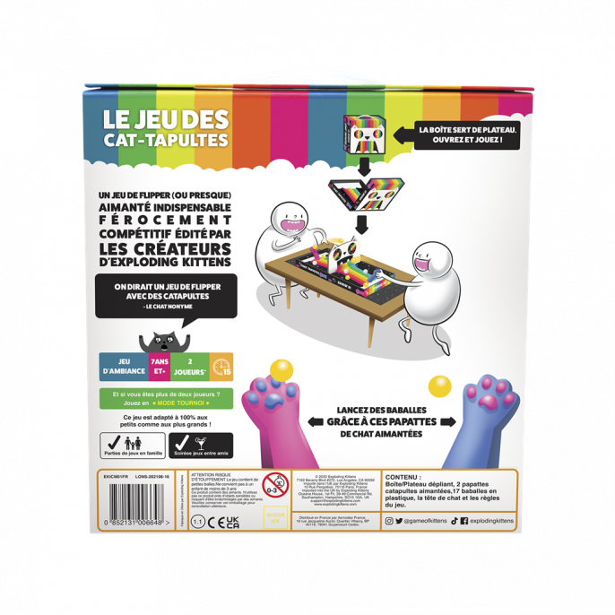 Exploding Kittens : Le jeu des Cat-Tapultes