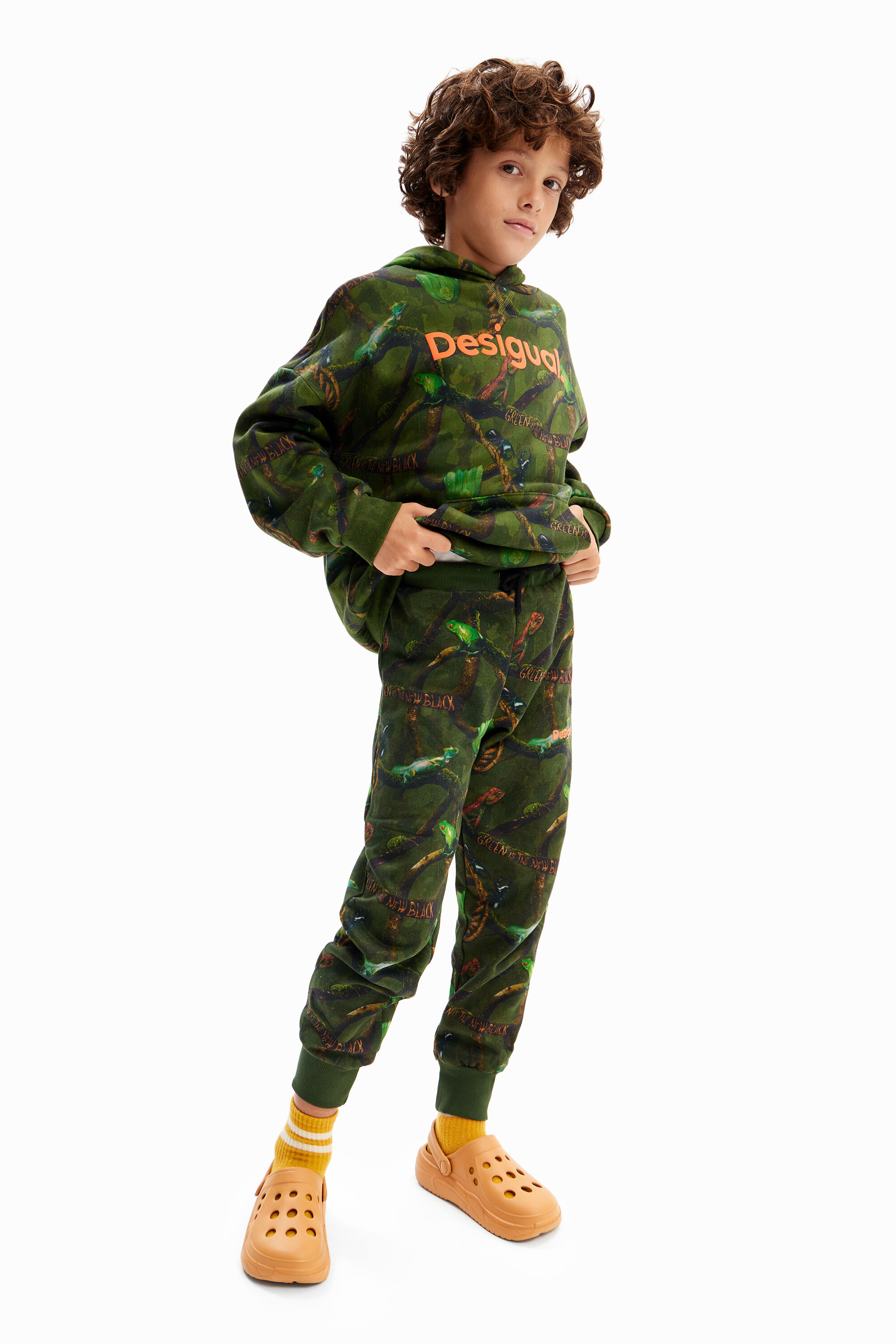 Calça jogger camuflada