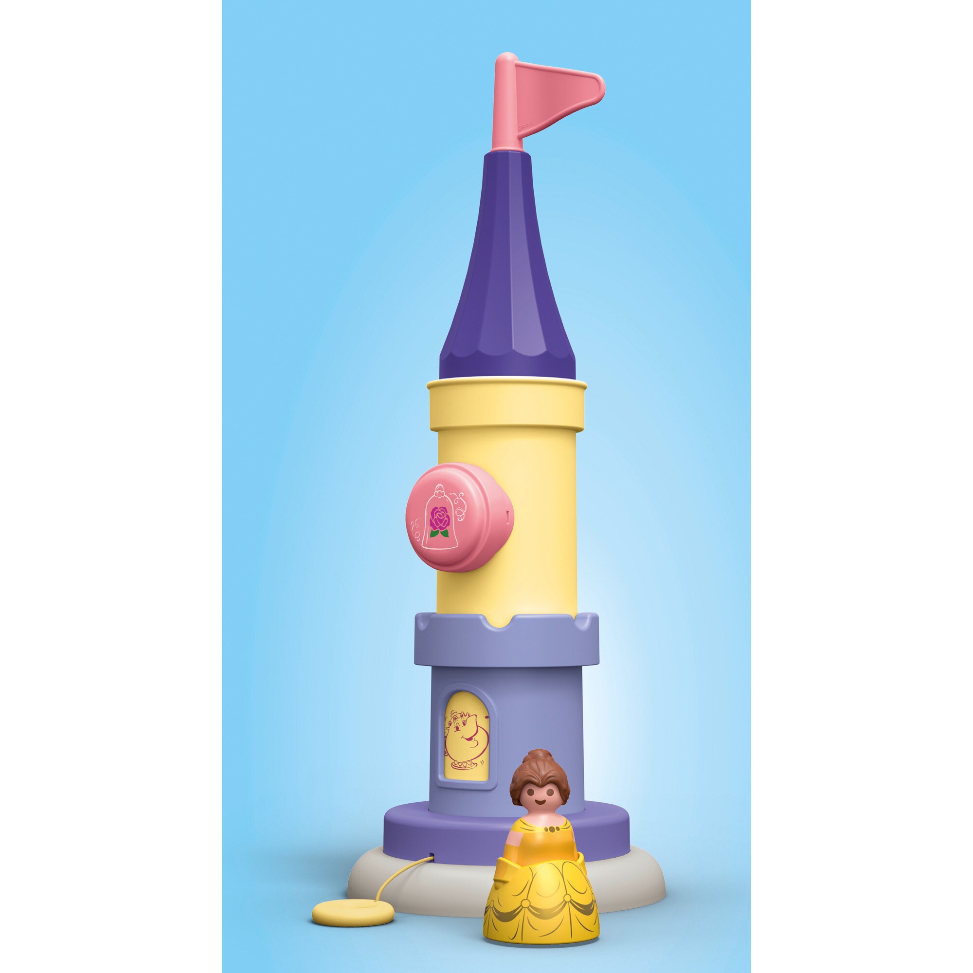 PLAYMOBIL Konstruktionsspielzeug Junior & Disney: Belles Spielturm mit Melodie
