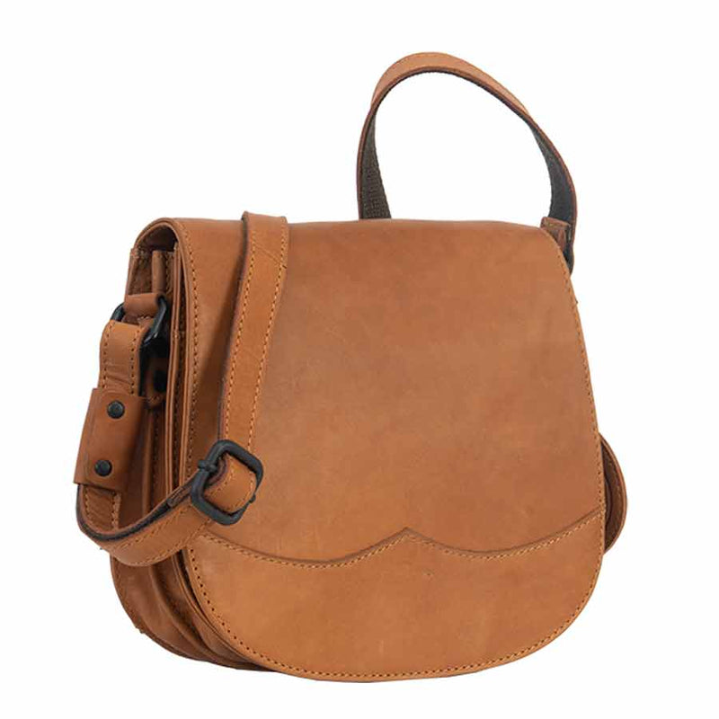 Saccoo Brazil Crossbody / Schoudertas Cognac