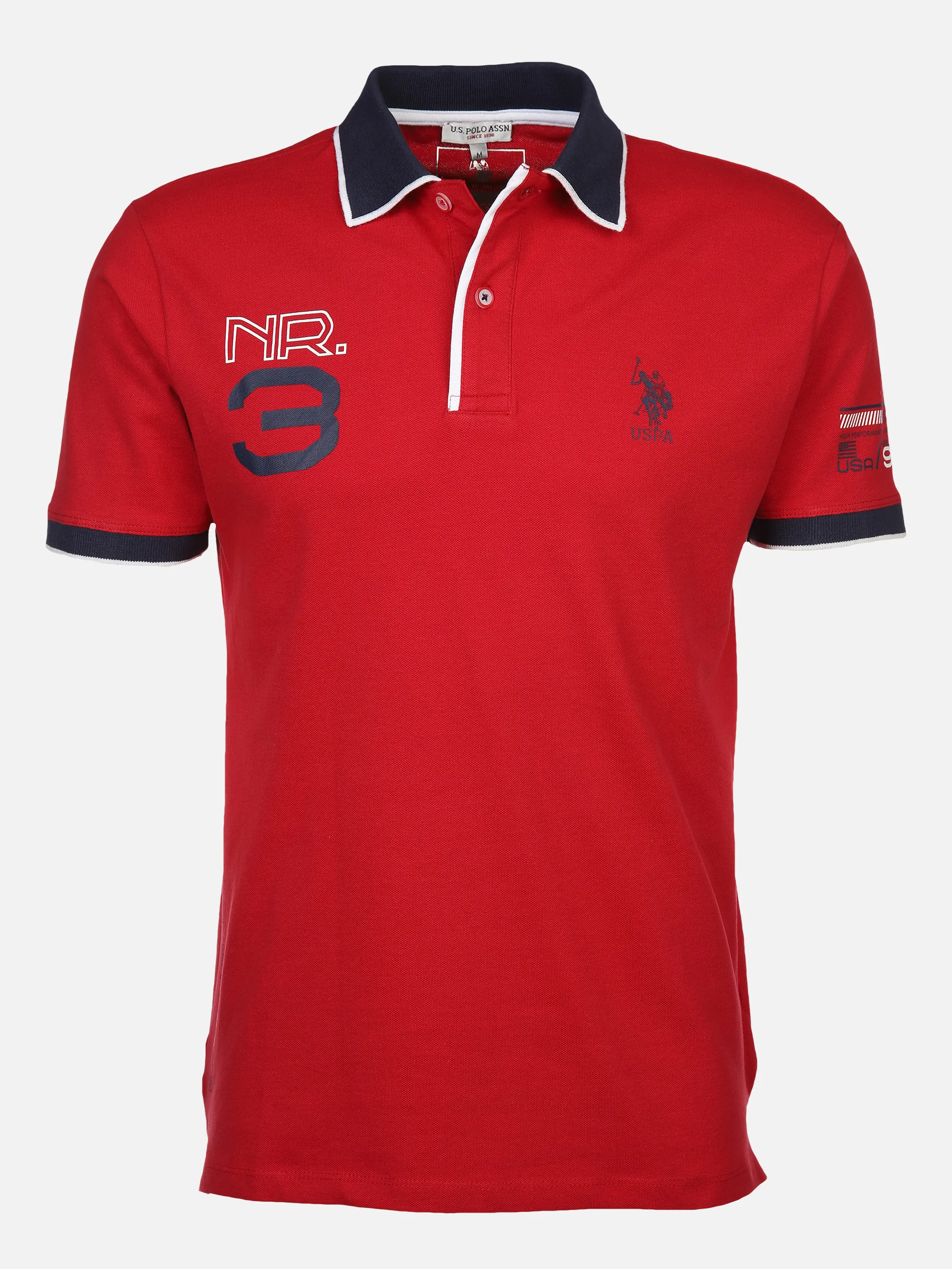 Herren Poloshirt mit Print