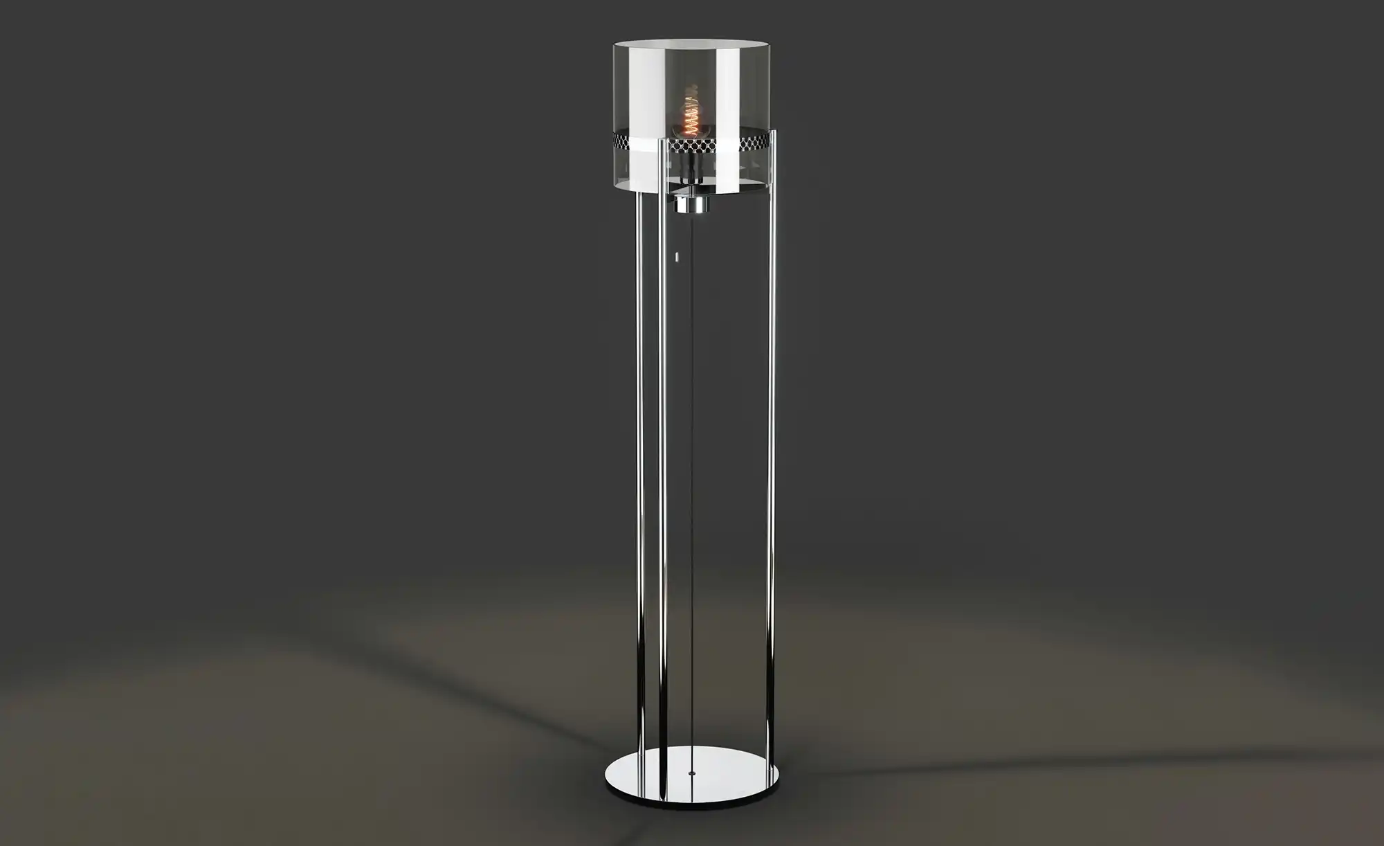 JOOP! Stehleuchte 1-flammig Round Lights Chrome