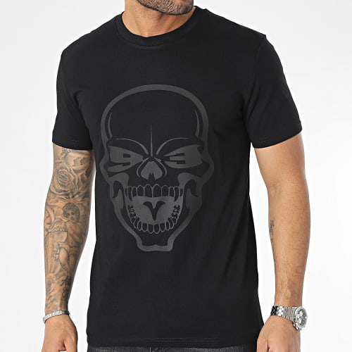 Tee Shirt Skull Noir Noir