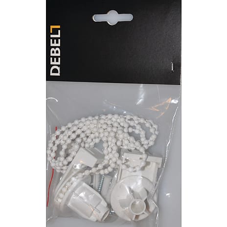 DEBEL rullegardin kit set - hvid