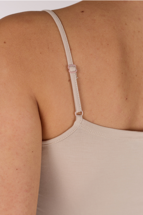 Juffrouw Jansen beige dames top