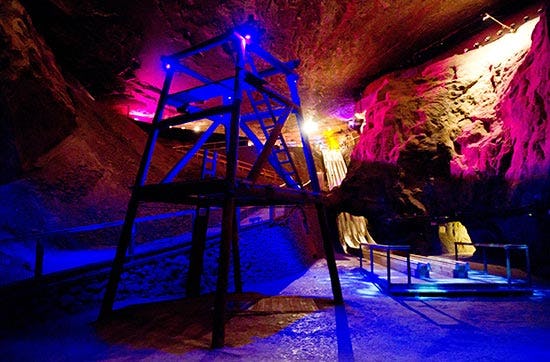 Dinner im Salzbergwerk zum Staunen und Schlemmen