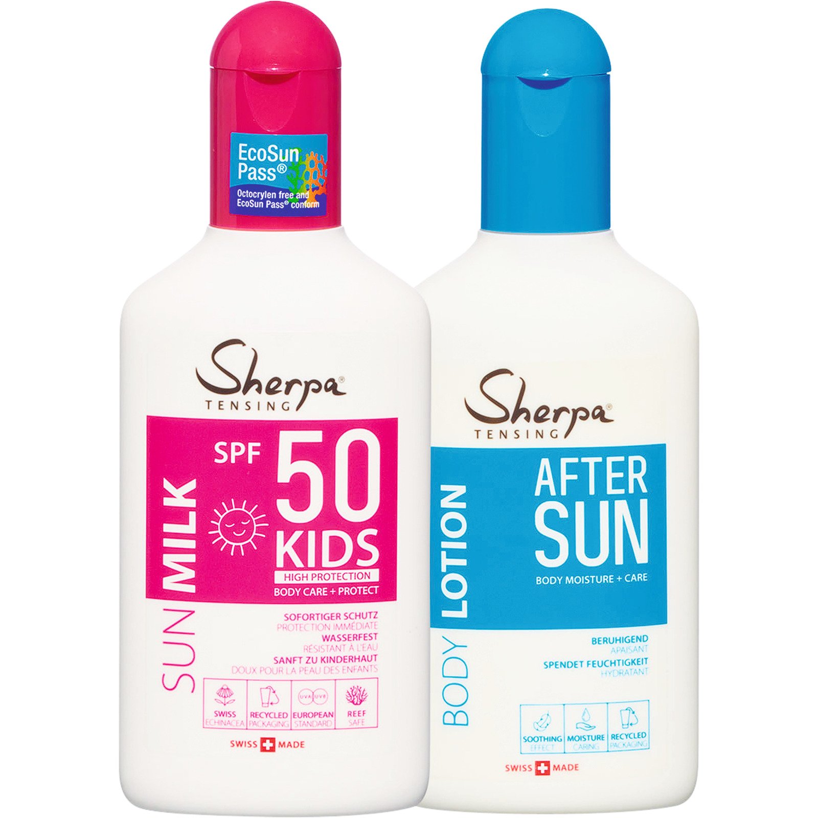 Sherpa Tensing Kids Sonnenmilch SPF 50 175 ml + After Sun 175 ml