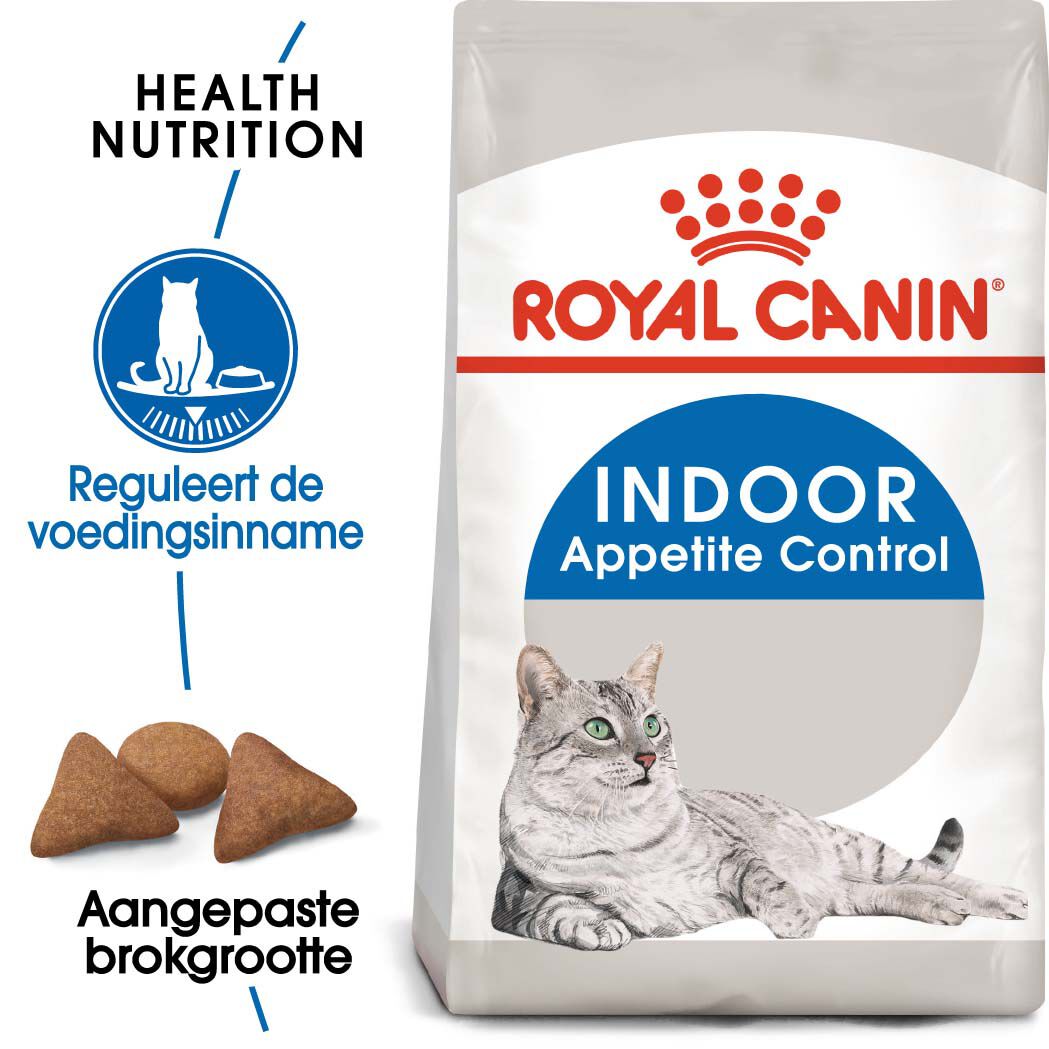 Royal Canin Indoor Appetite Control - Kattenvoer - 4 Kilogram - Gevogelte