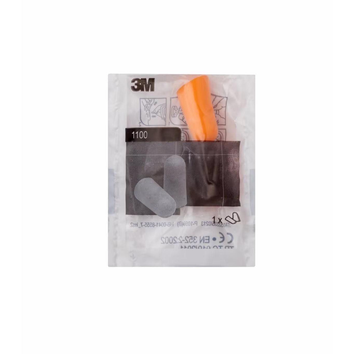 3M 1100EAR Oordoppen 37dB zonder koord VE=200 paar