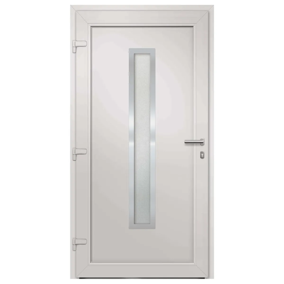 VIDAXL Porte d'entrée anthracite 88x200 cm
