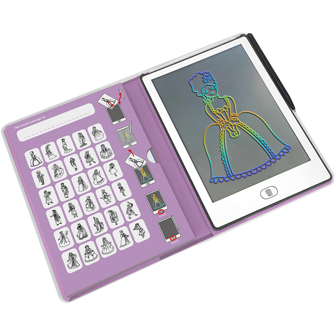 kidywolf tekenbord kidydraw mini - prinses
