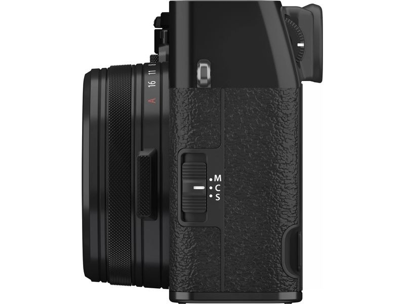 Fujifilm Fotokamera X100VI Schwarz Kompakte Digitalkamera mit anspruchsvollem Design und intuitiver Bedienbarkeit