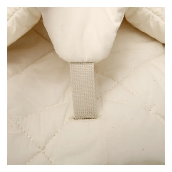 Charlie Crane Assise en coton bio pour Transat Levo | Blanc