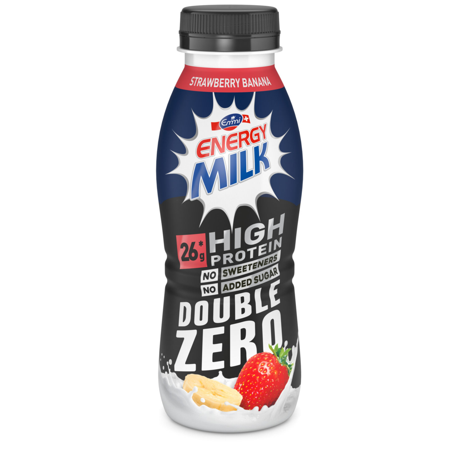 Emmi Energy Milk High Protein Double Zero Erdbeere -Banane