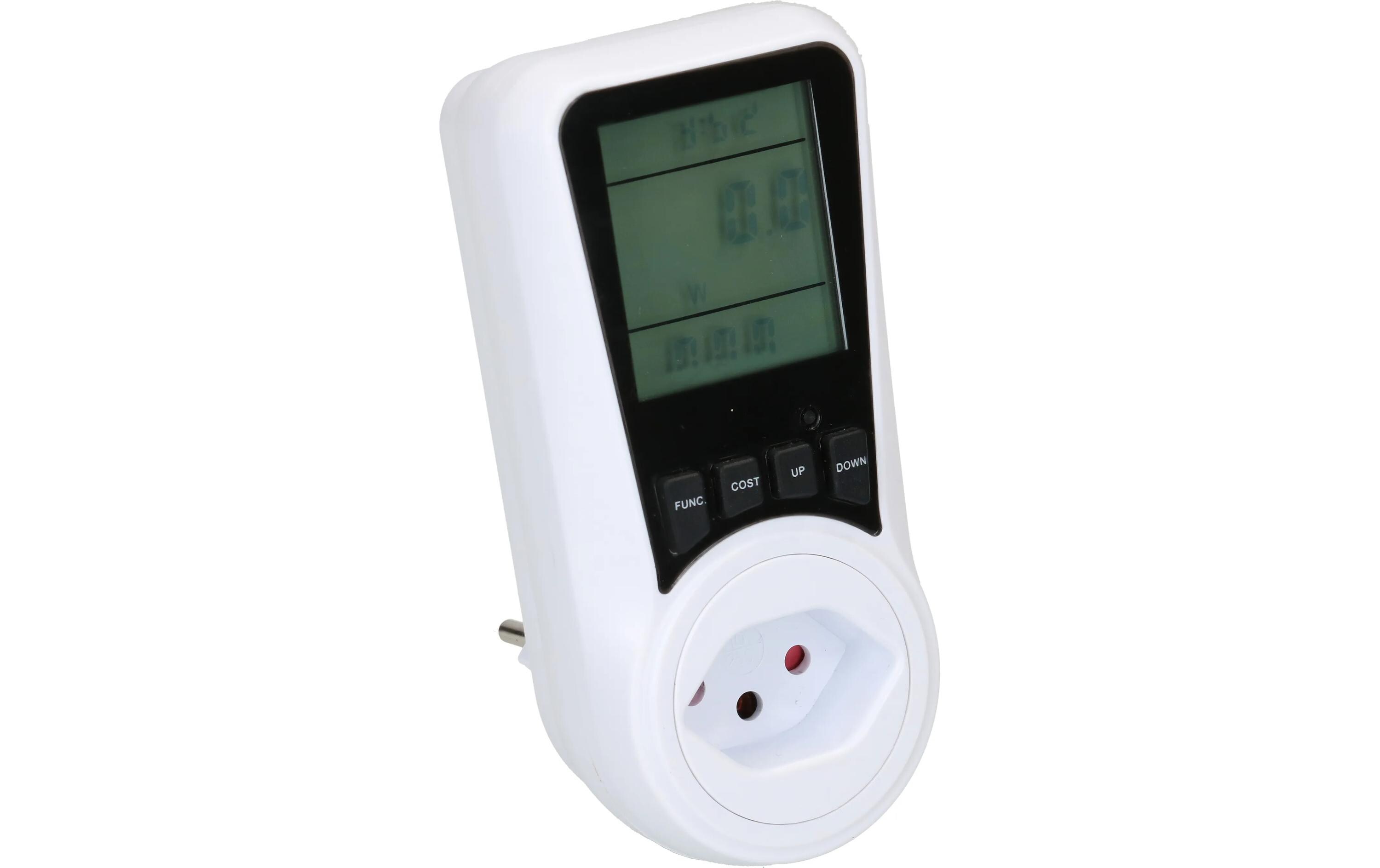Energiemessgerät 220-240 V, max. 2300 WDigitaler Energiemessgerät