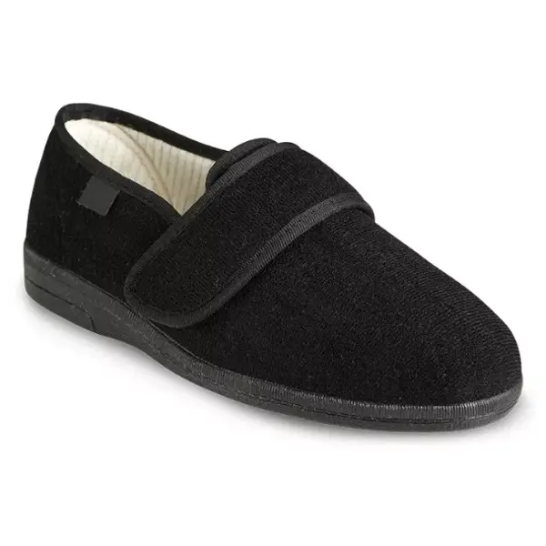 Sapatos de uso temporário Dr. Comfort Chut Adonis Tamanho 46 Preto