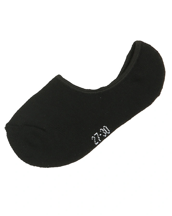 Sneaker-Socken UNI mit Antirutsch-Bündchen 4er-Pack in schwarz