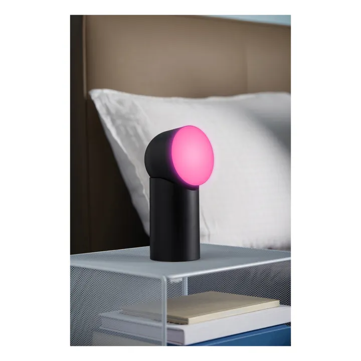 Lexon Lampe LED à poser Orbe | Noir
